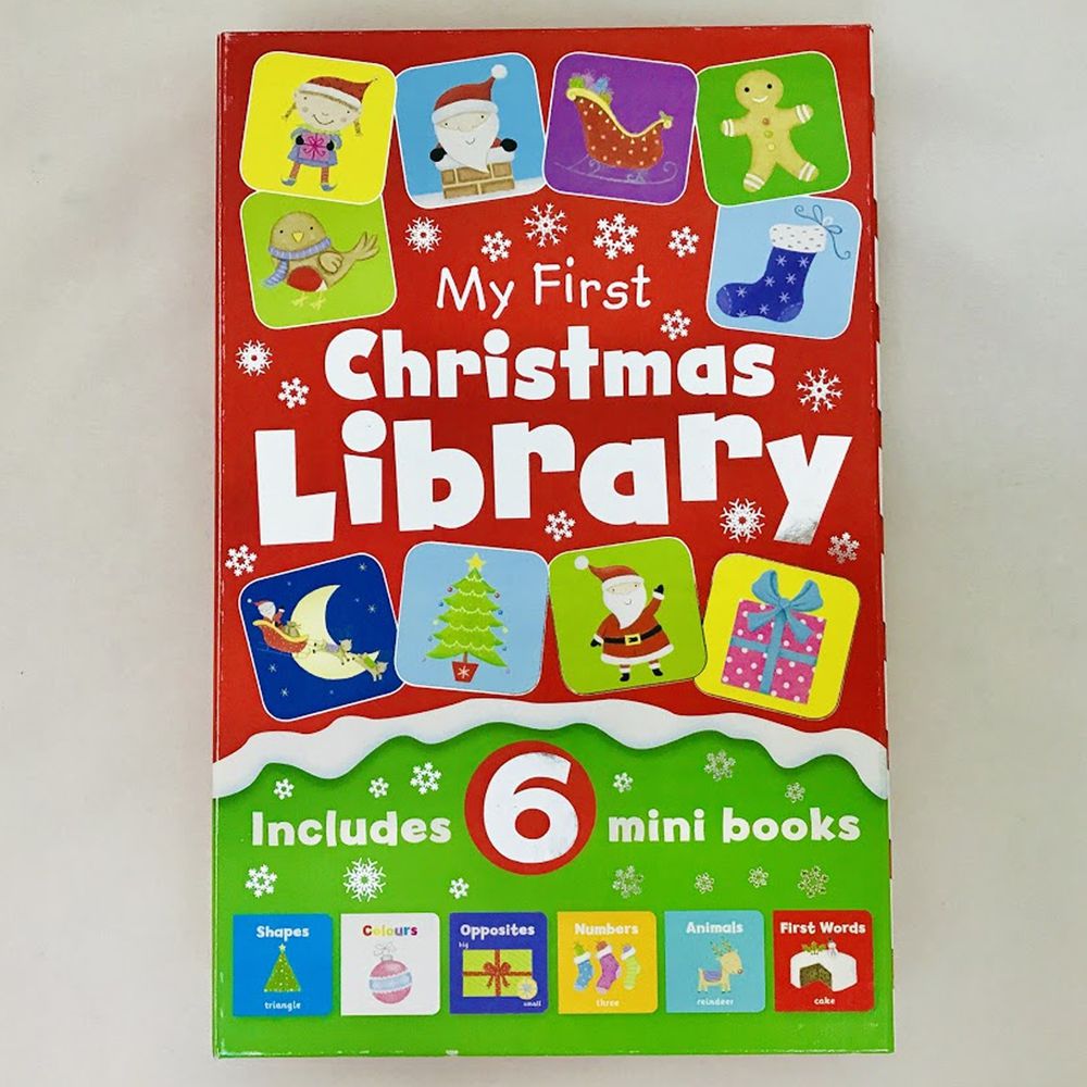 My First Christmas Library 6本合輯硬頁書