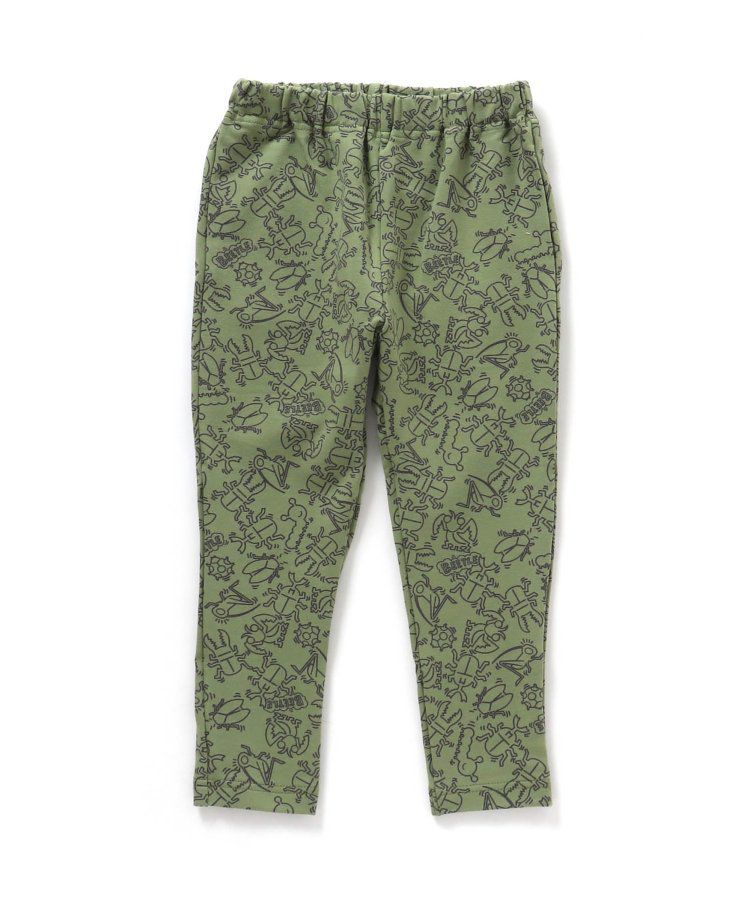 日本 BREEZE - 熱銷！百搭鬆緊長褲(9分丈)-美式速食-翡翠綠