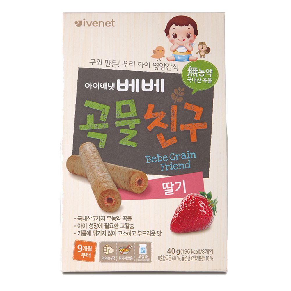 ivenet - 艾唯倪穀物棒棒(草莓風味)40g_9M以上