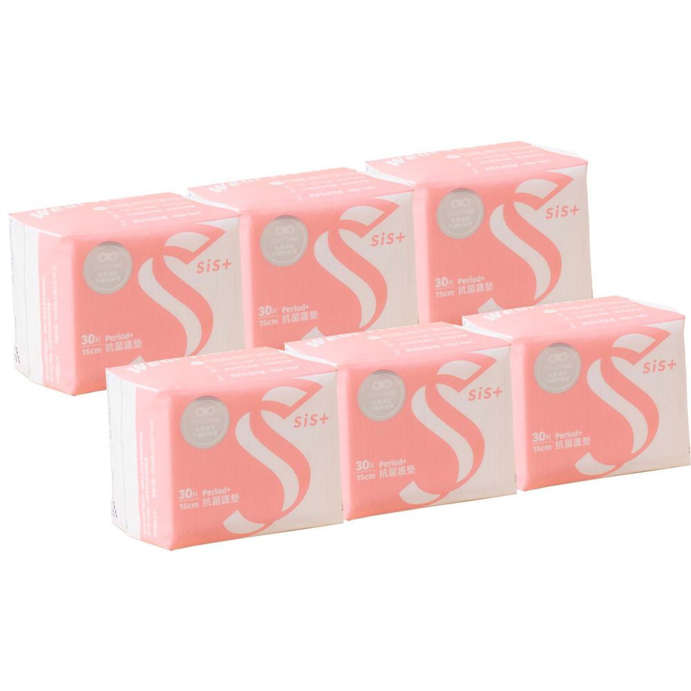 FRESHION護立淨 - sis+抗菌護墊-(至2021/5)-30片/包*6
