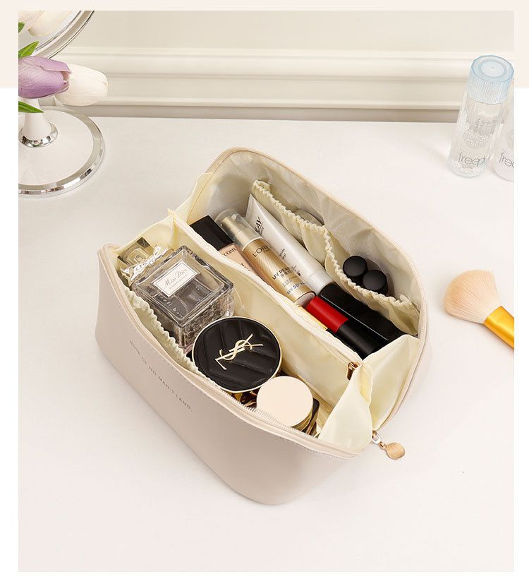 大容量便攜式旅行收納包/化妝包-粉色