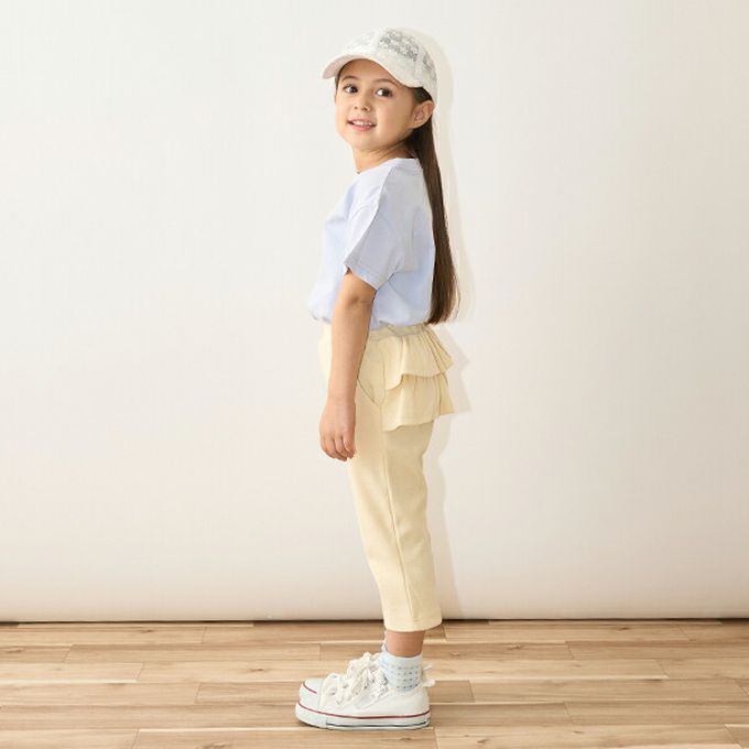 日本 Lycee mine - 100%棉 甜蜜印花短袖上衣-緞帶櫻桃-米白