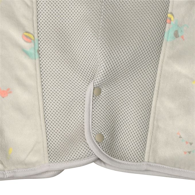 akachan honpo - 腿部舒適又保暖的2WAY防踢被-灰色