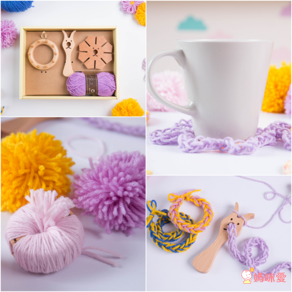 【可愛動物編織器 】✖ 【艾瑞卡爾毛毛蟲手作組】❤最受幼兒園老師歡迎教具!