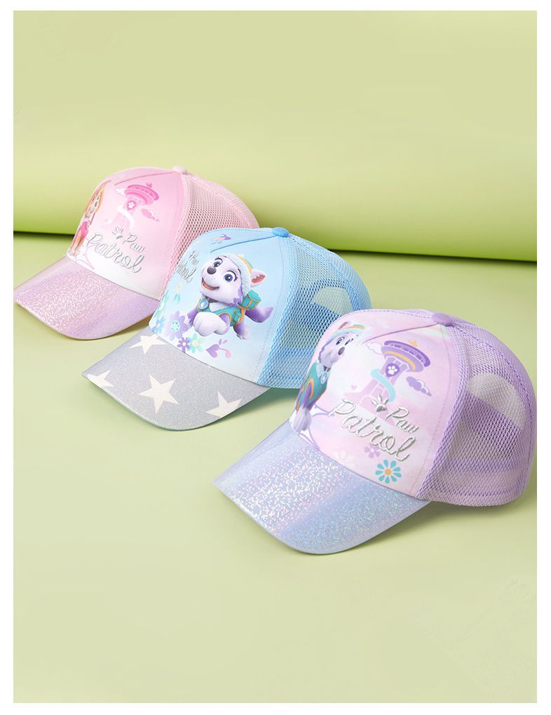 汪汪隊兒童棒球帽-珠珠+雪花-淺藍色