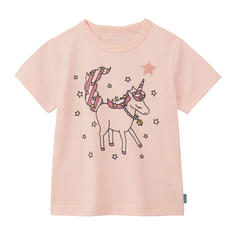 日本千趣會 - GITA 天竺棉印花短T-櫻桃-黃