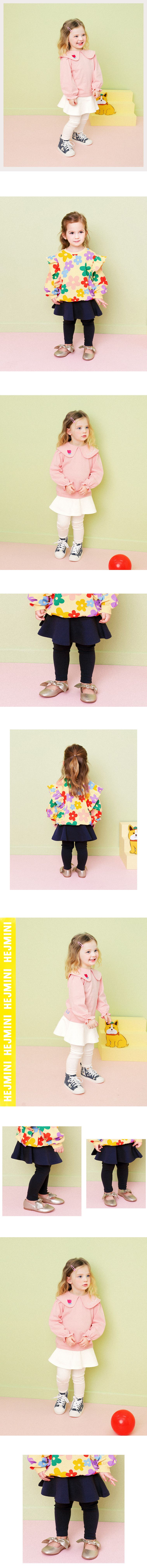 韓國 HEJMINI - 傘狀褲裙-白