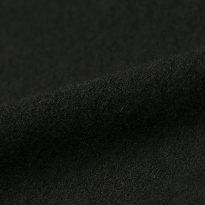 akachan honpo - 10分長經典褲 裏起毛-一般合身款-黑色