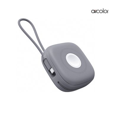 aircolor - 雲朵系六合一磁吸快充行動電源-格雷灰