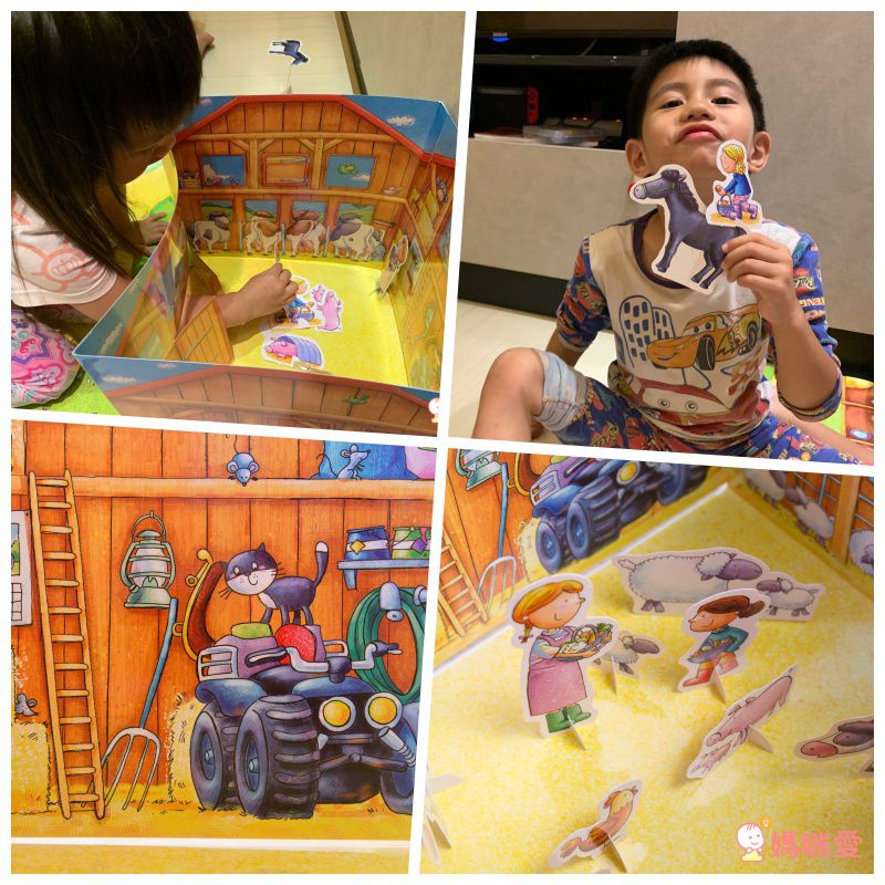 大型家家酒立體書！農場＆城堡主題～10種以上角色，創造故事變身小導演