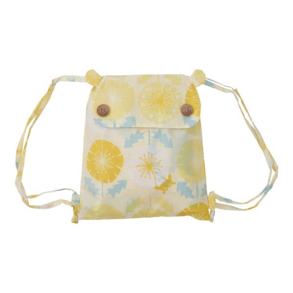 日本 kukka hippo - 小童防雨斗篷(附收納袋)-蒲公英花 (90cm)