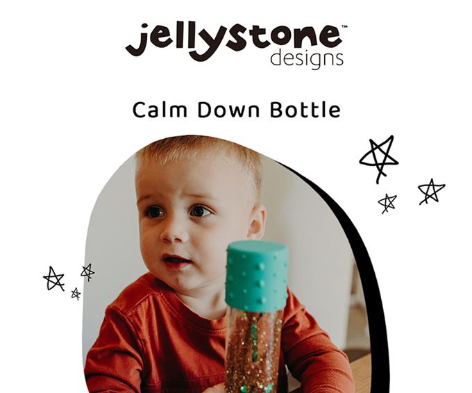 jellystone - 情緒冷靜療癒瓶(感官瓶)-白雪