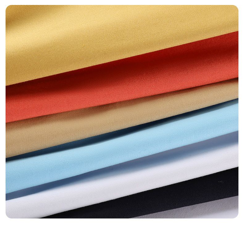 純色休閒五分褲-淺藍色