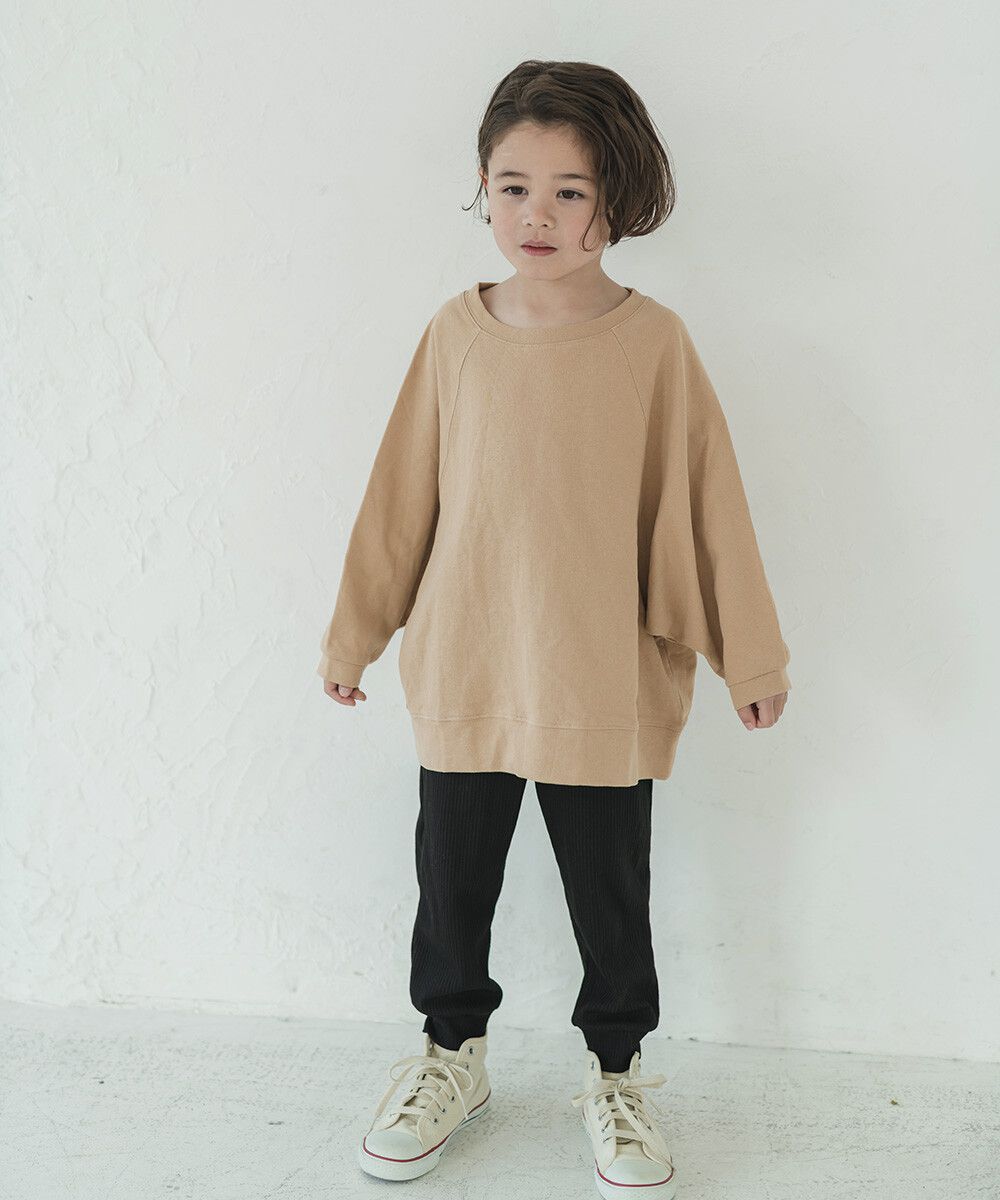 日本 riziere - 純棉Oversize風大學T-氣質杏