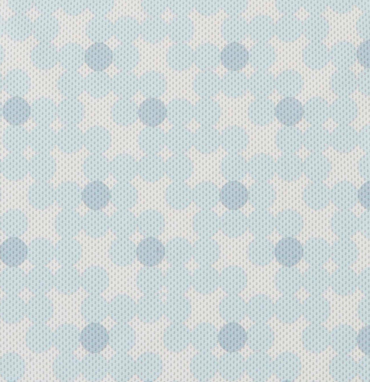 日本小泉 - UV cut 90% 接觸冷感 水涼感巾(附收納袋)-漸層波點-淺藍白 (30x90cm)