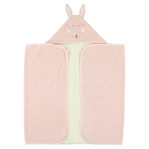 比利時 Trixie - 動物造型有機棉連帽浴巾-乖乖小兔