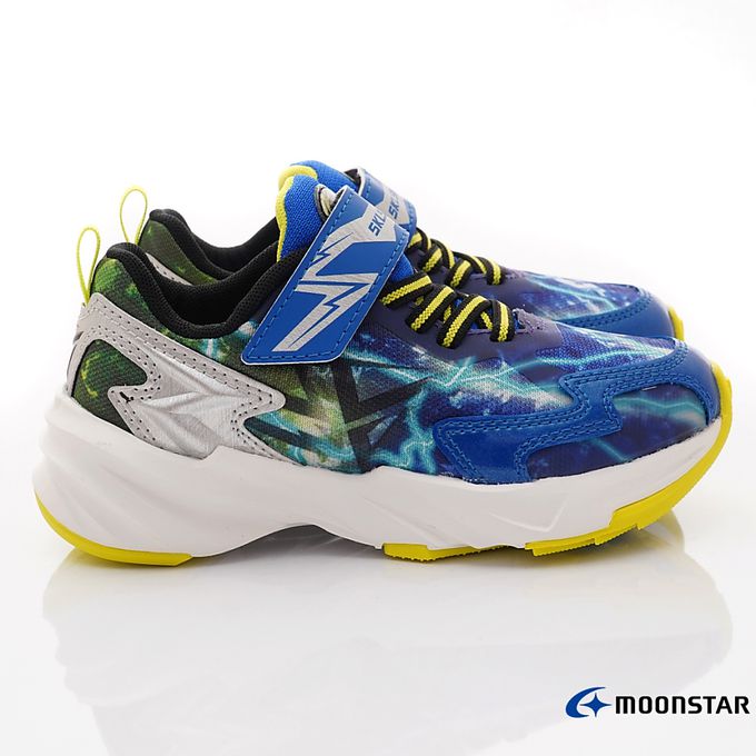 Moonstar日本月星 - 月星SK炫技者-雷電系列運動款-SK00175藍(中大童段)-運動鞋-藍