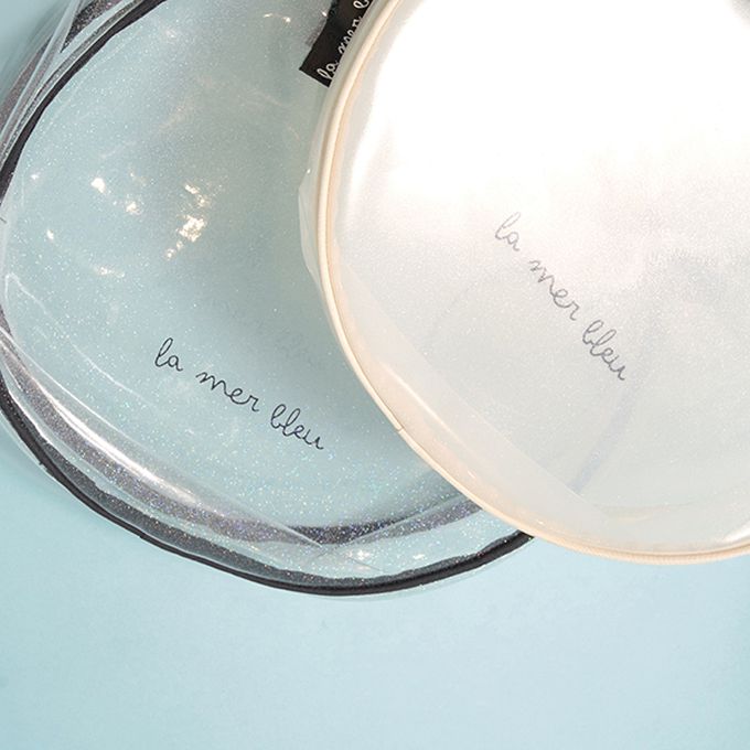 日本 Lycee mine - 微閃亮圓形透明玩水/游泳包-薄荷綠 (F)