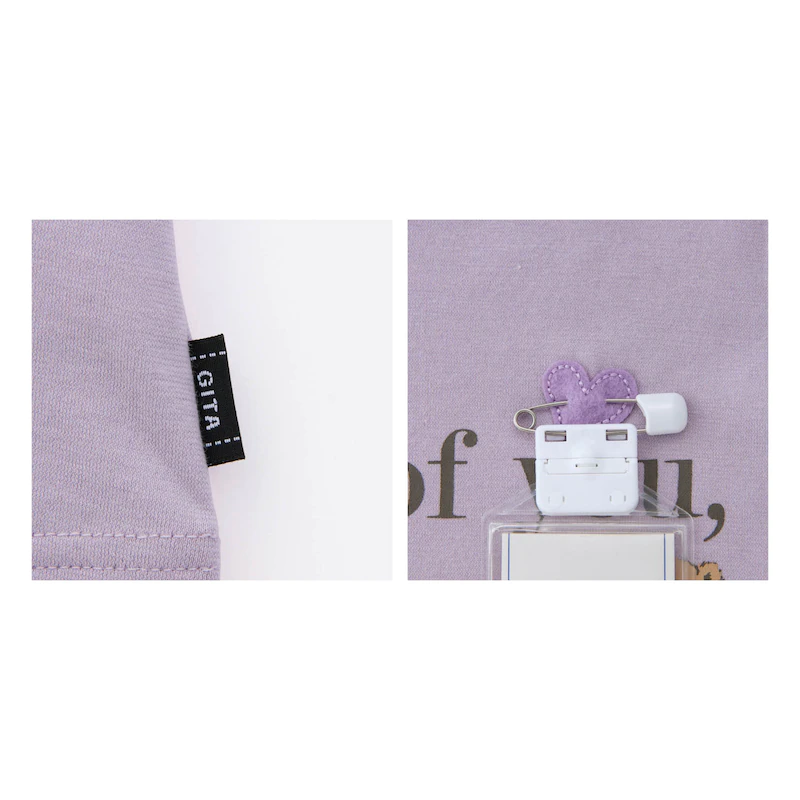 日本千趣會 - GITA 天竺棉印花短T-草莓花圈-深藍