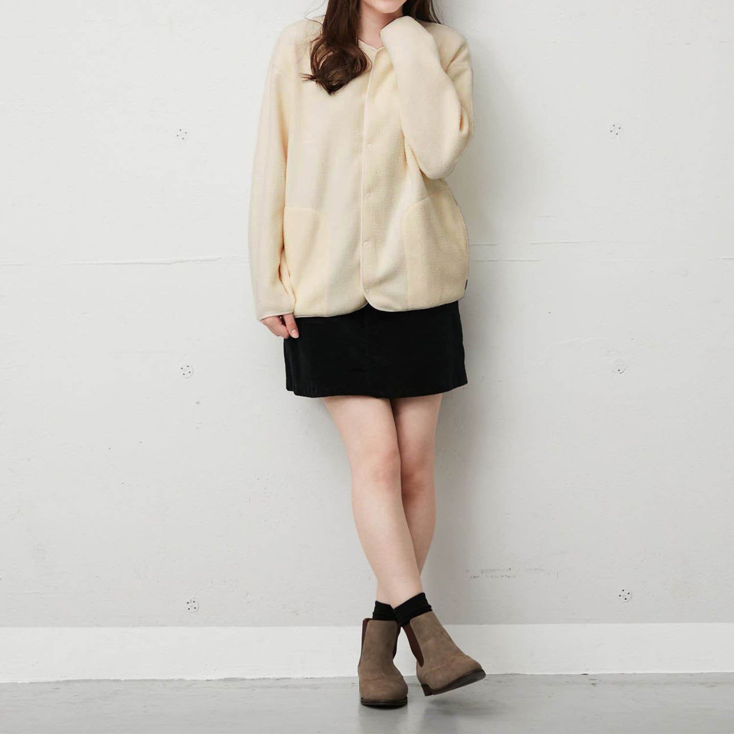 日本千趣會 - 內裡純棉泰迪熊外套-蜜桃粉