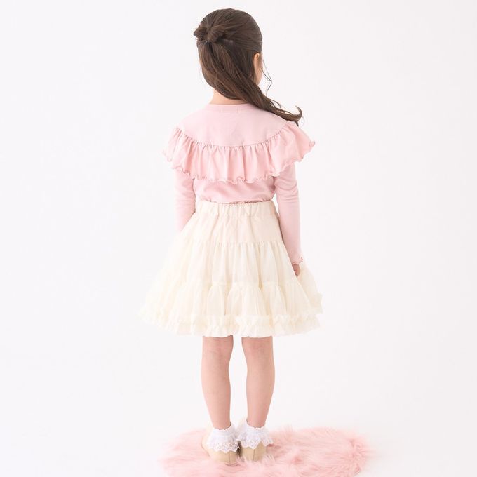 日本 Lycee mine - 高級蕾絲 夢幻蓬蓬短裙(含安全褲)-粉紅