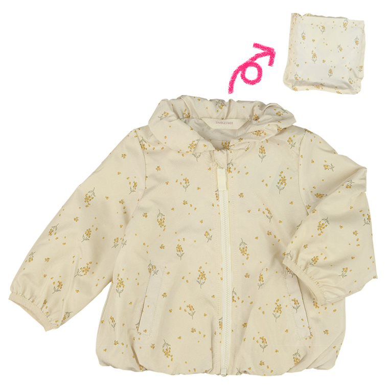 akachan honpo - 防潑水夾克-淺卡其色