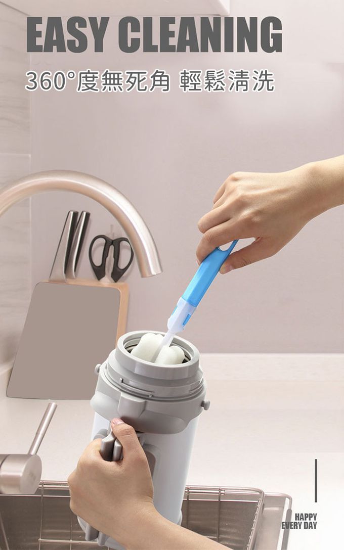 日本 FOREVER - 可攜帶戶外用不鏽鋼保溫壺1.0L