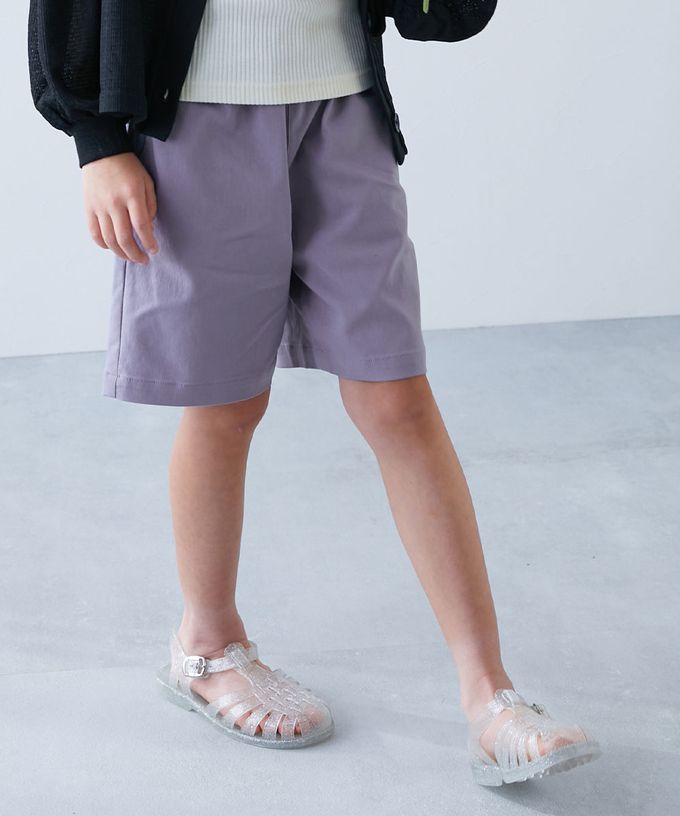 日本 devirock - 超彈力定番色休閒短褲-深灰