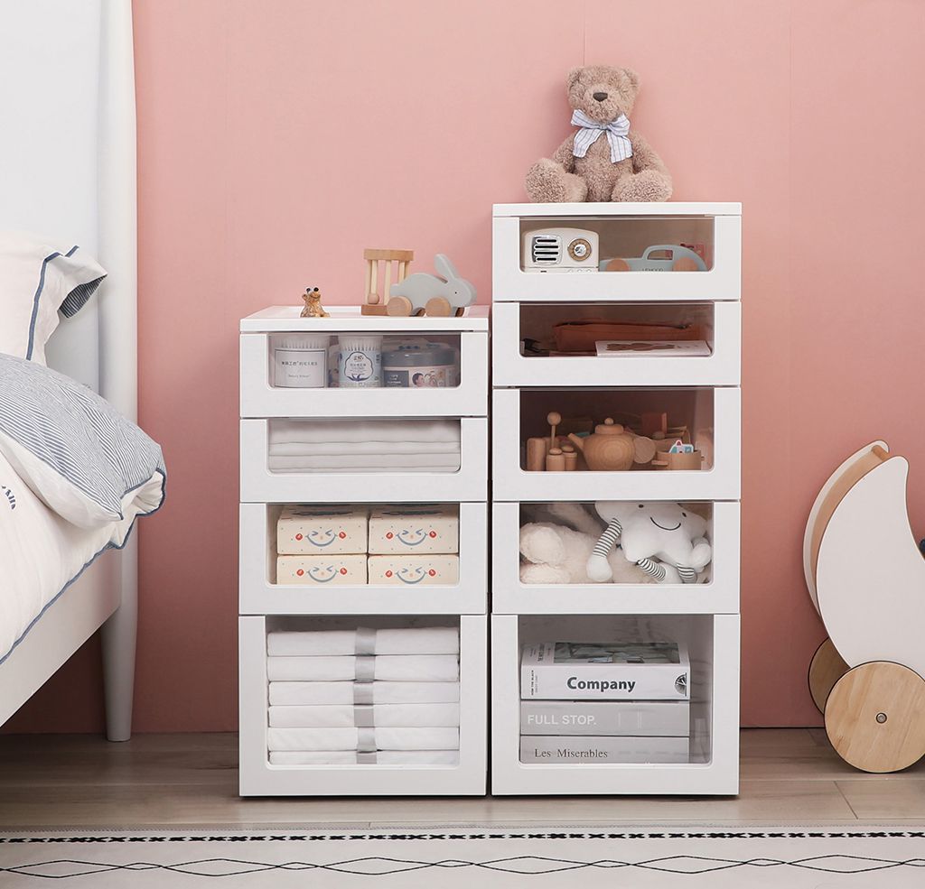 PICKup - 四層化妝品分格抽屜收納櫃(1低2中1高抽)-DIY