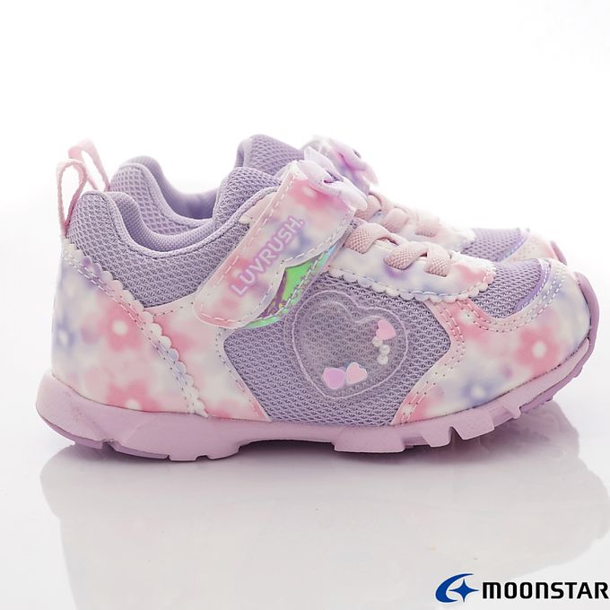 Moonstar日本月星 - 月星LV系列甜心運動款(中大童段)-運動鞋-紫