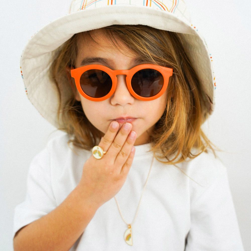 丹麥 GRECH & CO. - 可調式戒指二入組-花朵 (適用於3歲以上)