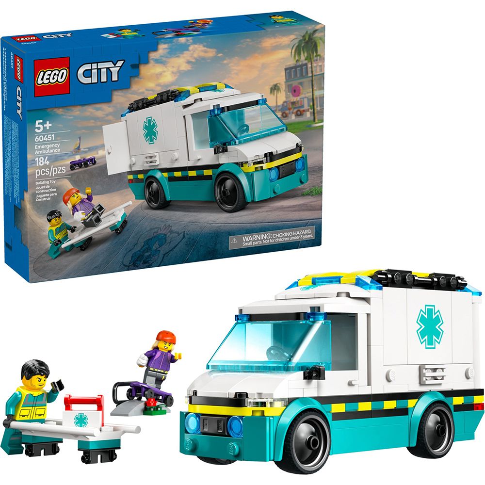 LEGO 60451 City 城市系列 - 緊急救護車