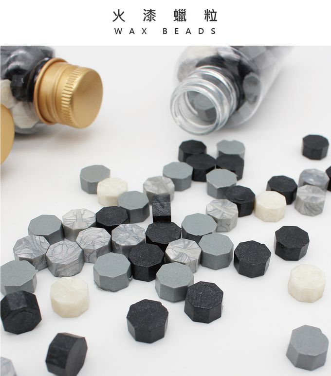 HAPPYMT - 火漆蠟粒大罐裝-一個人的寂寞-黑白灰色系