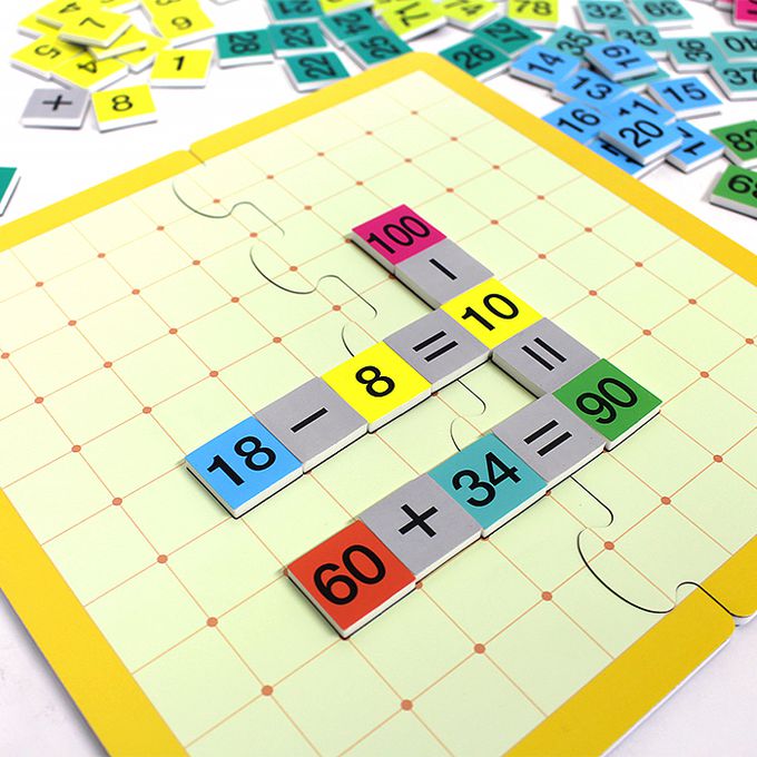 韓國 Ariati - 磁性遊戲書-數學方塊