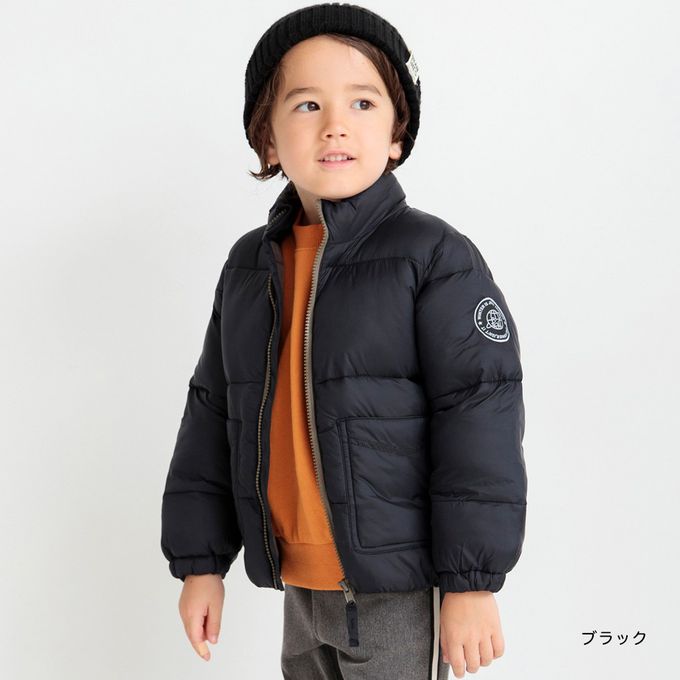 日本 BRANSHES - 酷帥又保暖輕盈鋪棉外套-軍綠x棕