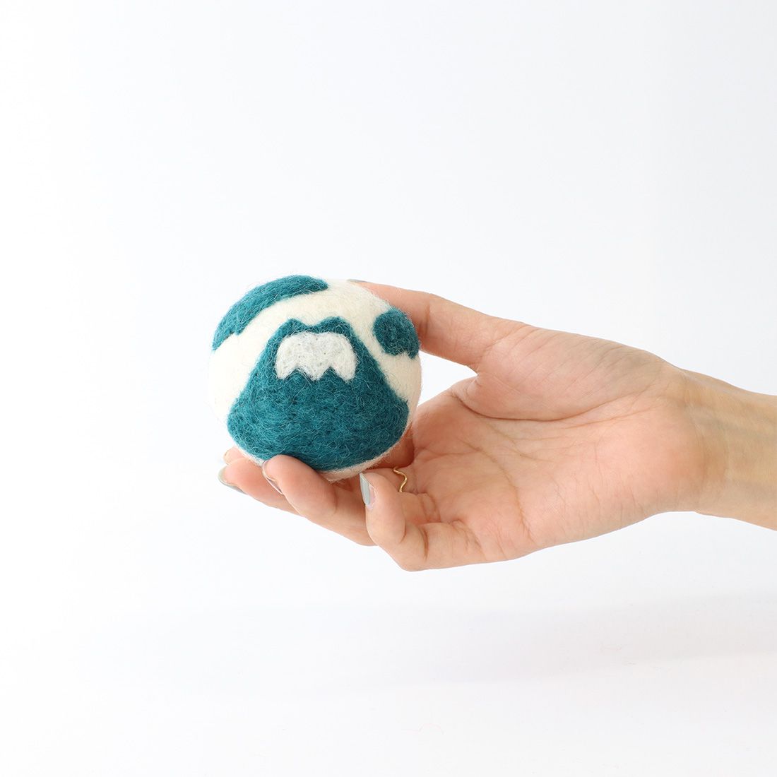 日本 TOMO - 100%尼泊爾羊毛烘衣球(3入組)-招財貓+不倒翁+幸運貓 (約φ6cm)