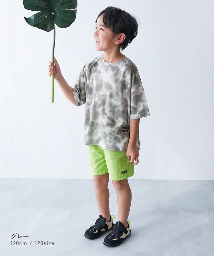 日本 devirock - 速乾網眼暈染風涼爽短袖上衣-粉紫