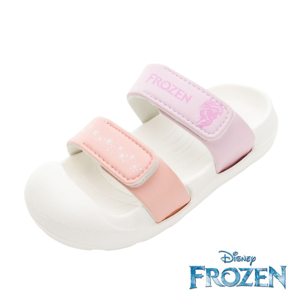 迪士尼Disney - 冰雪奇緣 童款 護趾拖鞋 FOKS41523-鞋頭包覆防撞防踢-粉紅-(中大童段)