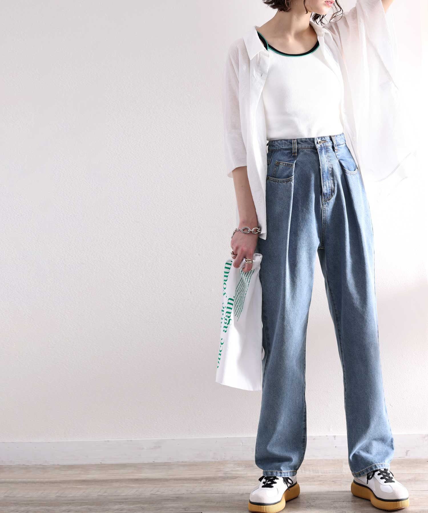 日本 Classical Elf - [熱銷NO.1]  舒適顯瘦打褶長褲-黑