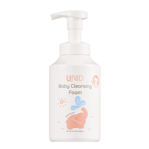 美國 UNID - U寶淨膚慕斯Baby Cleansing Foam-新包裝-420ML