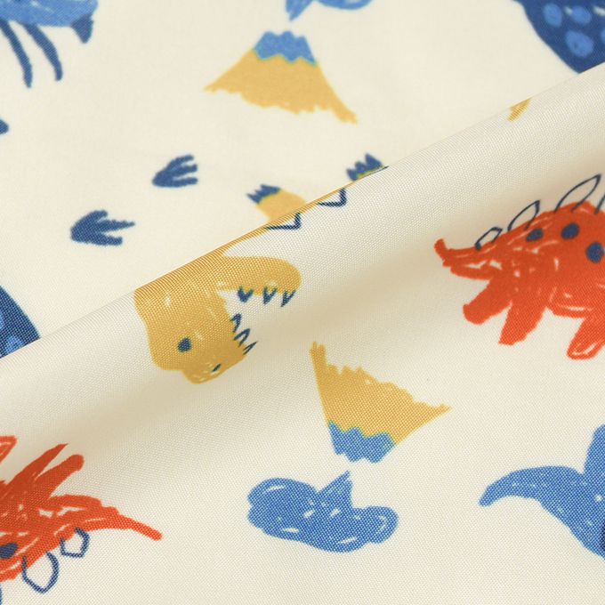 akachan honpo - 防風外套-恐龍-米白色