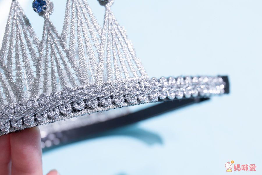 皇冠造型髮箍-銀色