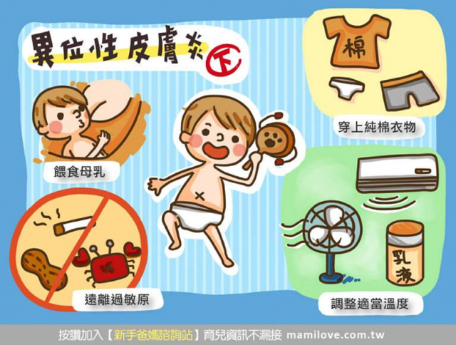 異位性皮膚炎特輯：(下)異位性皮膚炎的寶寶該注意什麼呢?
