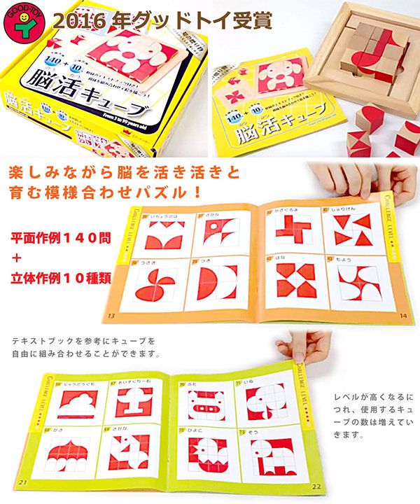 日本 Ed.Inter - 益智桌遊系列 -- 益智六面拼圖