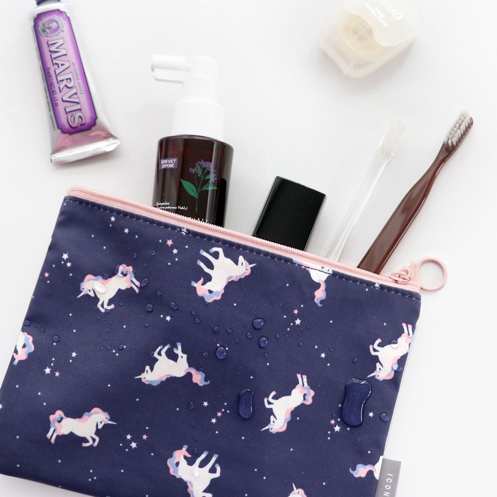 韓國 ICONIC - 防潑水收納袋(M)-童話獨角獸 (20X15cm)