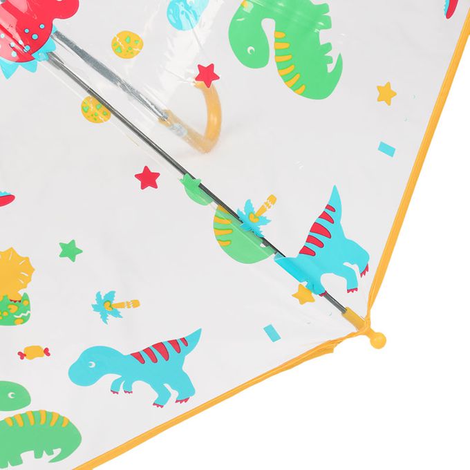 akachan honpo - 雨傘-小恐龍-黃色