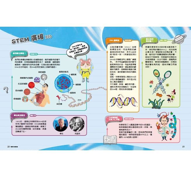 科學素養練功房套書(全套4冊）：科學、科技、工程、數學-精裝