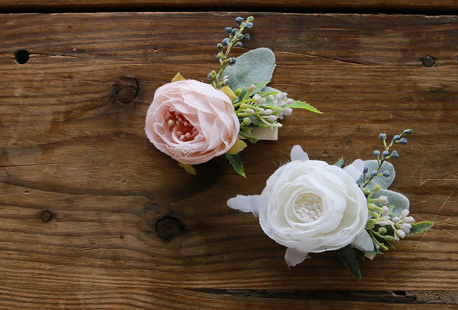 韓國 PuellaFLO - 浪漫花朵髮飾/髪夾-粉花