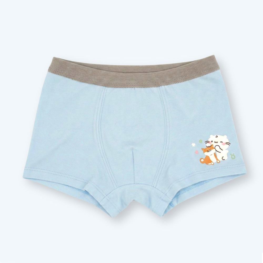 男童四角褲-幸運阿福與majimeow