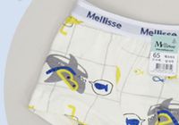 韓國 Mellisse - 純棉四角褲(男寶)-潛水鯊魚